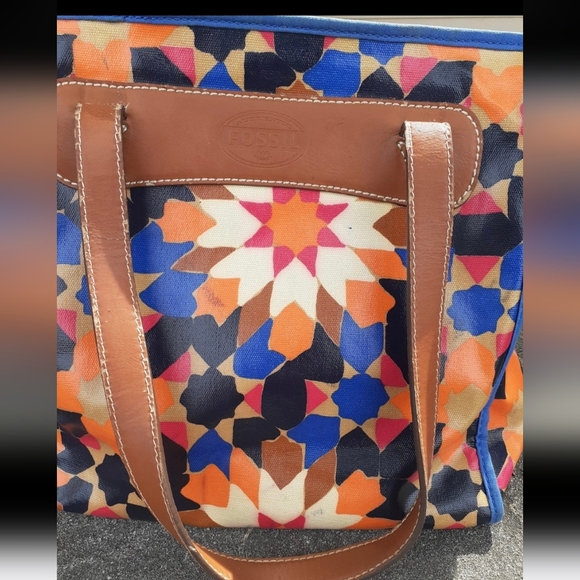 Fossil Tote multicolored Large - Picture 3 of 8